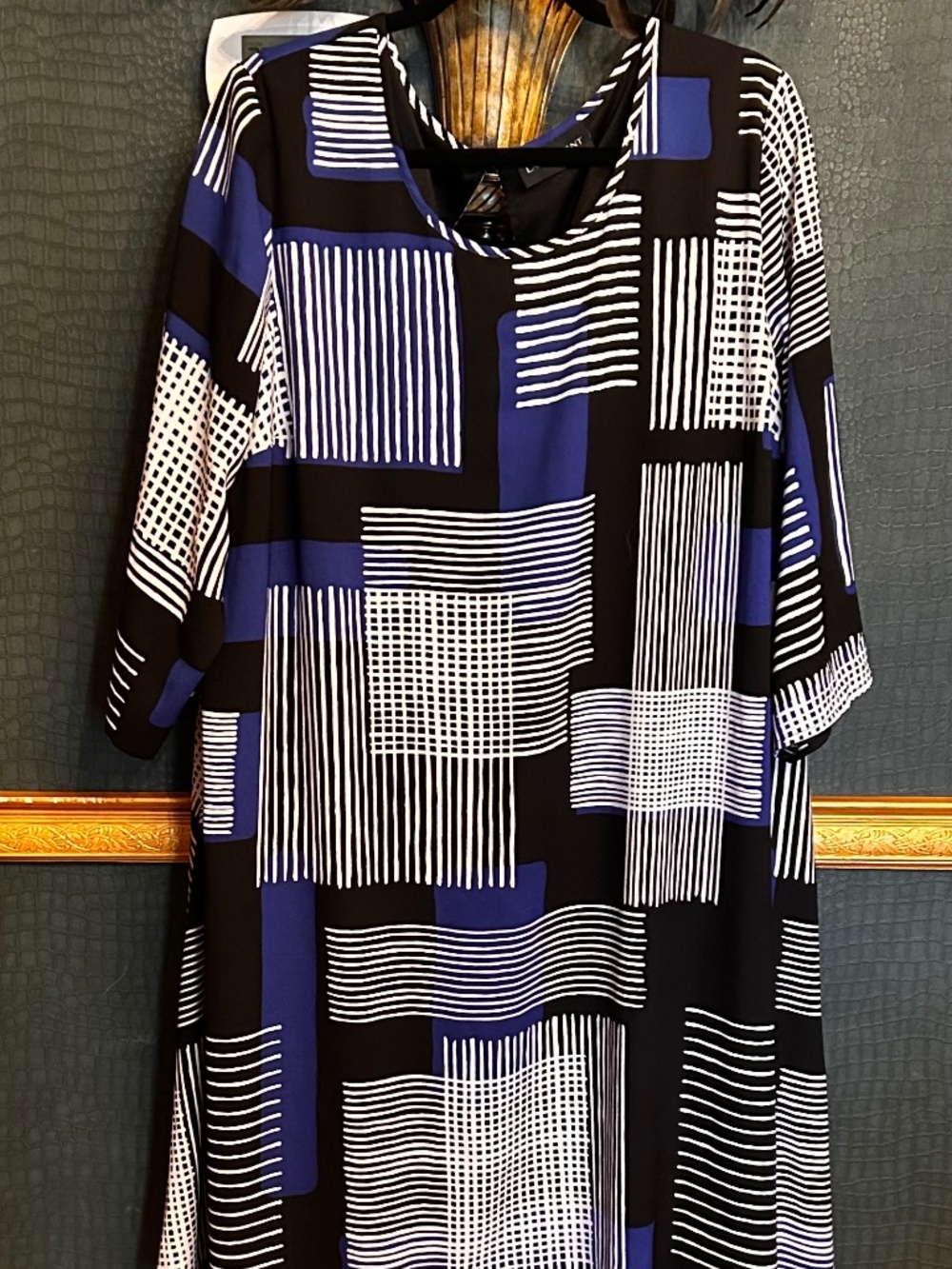 LANE BRYANT Color block plus size dress 22/24 NWOT.